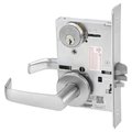 Corbin Russwin ML2000 Series Mortise lockset, Single Cylinder, Classroom Function, NS Lever, A Rose, SFIC 7-Pin wit ML2055 NSA 626 CLS7